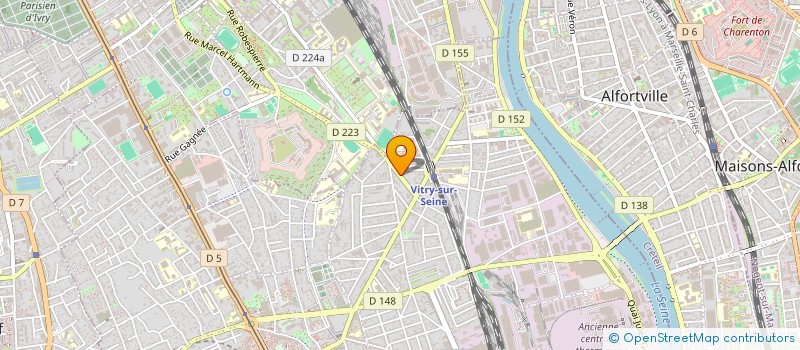 localisation de l'entreprise FOULE AUX ARTS à VITRY-SUR-SEINE