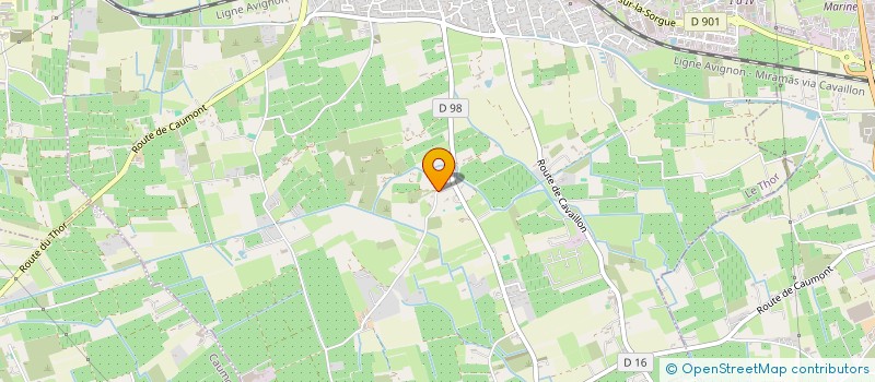 localisation de l'entreprise FOULEE DU CHASSELAS ORGANSIATION  LE THOR