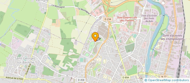 localisation de l'entreprise FOULEES SPORTIVES DE L AUXERROIS à AUXERRE