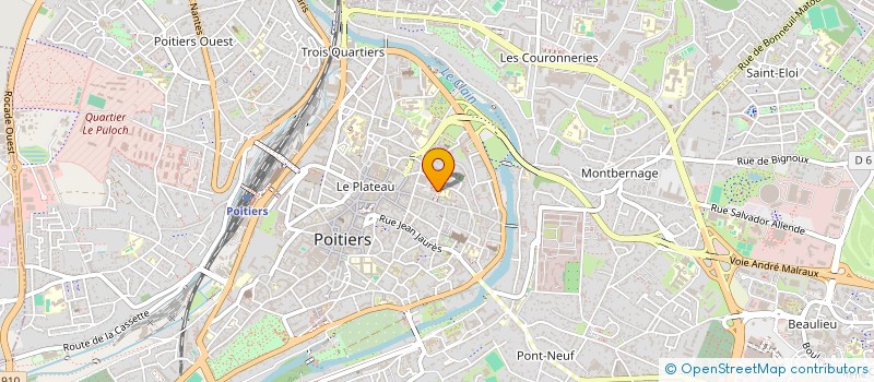 localisation de l'entreprise FOULER LA TERRE JUSQU'AU BOUT DU MONDE à POITIERS