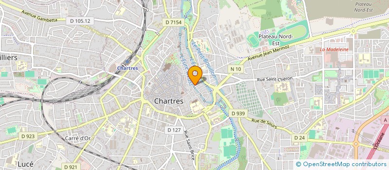 localisation de l'entreprise FOULERIE à CHARTRES