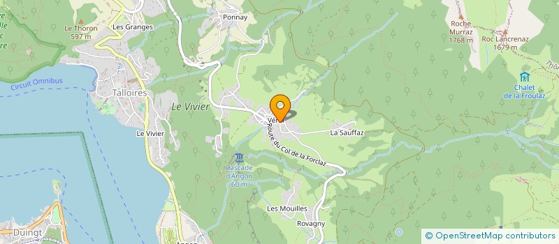 localisation de l'entreprise FOULET-MOREAU-LEBRETON  TALLOIRES-MONTMIN