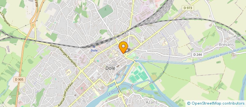 localisation de l'entreprise FOULETOT LOISIRS à DOLE