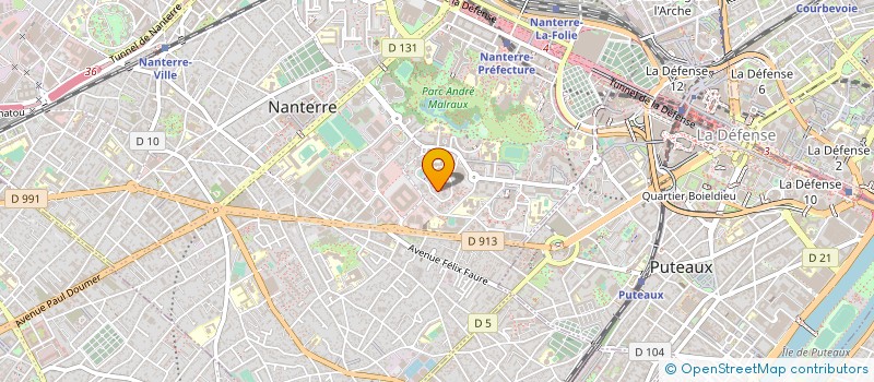 localisation de l'entreprise FOULKI PRODUCTIONS  NANTERRE