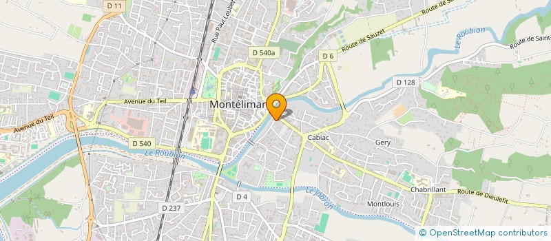 localisation de l'entreprise FOULKRI à MONTELIMAR