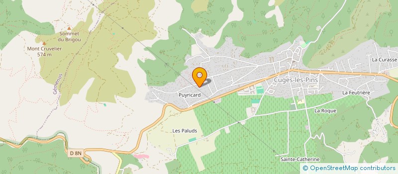 localisation de l'entreprise FOULON ET FILLE  CUGES-LES-PINS