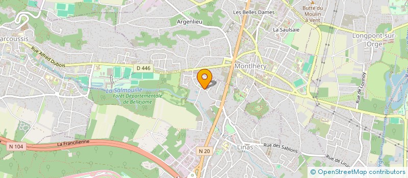 localisation de l'entreprise FOULON                        ROLAN  LINAS