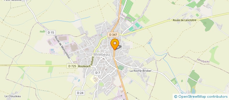 localisation de l'entreprise FOULQUES NERRA  MIREBEAU