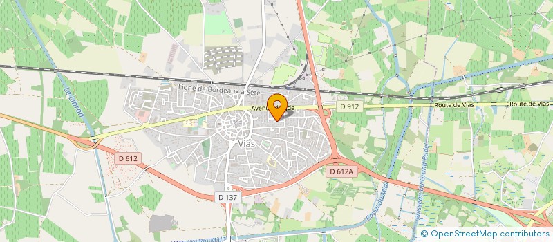 localisation de l'entreprise FOULQUIER INVESTISSEMENT  VIAS