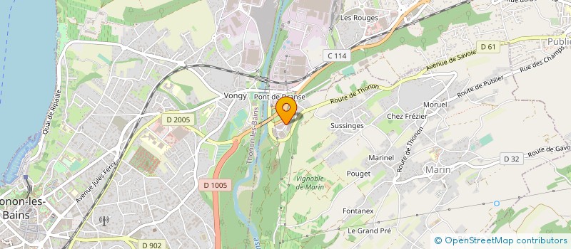 localisation de l'entreprise FOULTIMMO à MARIN