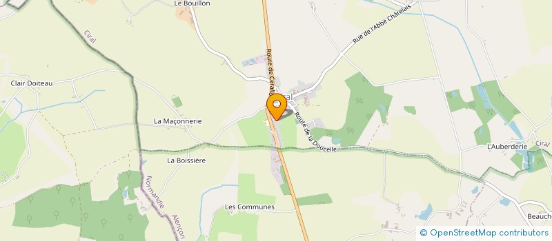 localisation de l'entreprise FOUMA à L'OREE-D'ECOUVES