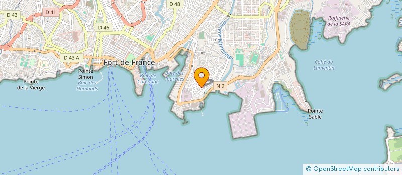 localisation de l'entreprise FOUNAJUICE à FORT-DE-FRANCE