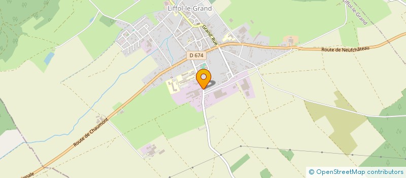 localisation de l'entreprise FOUNCHOT RESSA INDUSTRIE à LIFFOL-LE-GRAND
