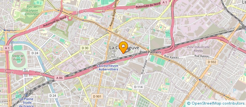 localisation de l'entreprise FOUNE CONSULTING à LA COURNEUVE