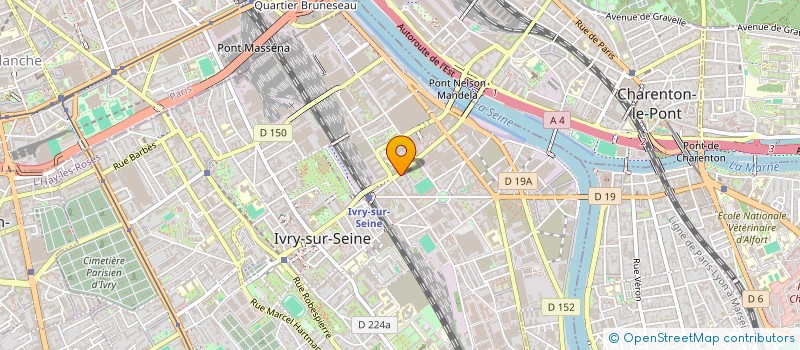 localisation de l'entreprise FOUNEROU EXOTIQUE à IVRY-SUR-SEINE