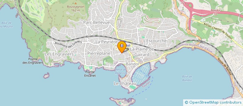 localisation de l'entreprise FOUNTI  BANDOL