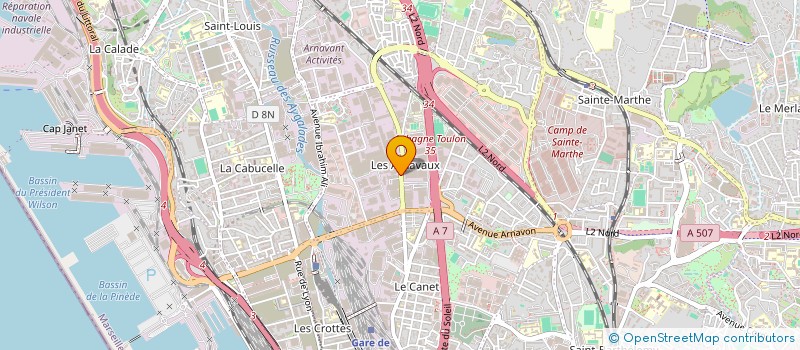 localisation de l'entreprise FOUQUE CHIMIE SERVICE à MARSEILLE