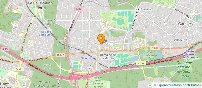 localisation de l'entreprise FOUQUE & COMPAGNIE  VAUCRESSON