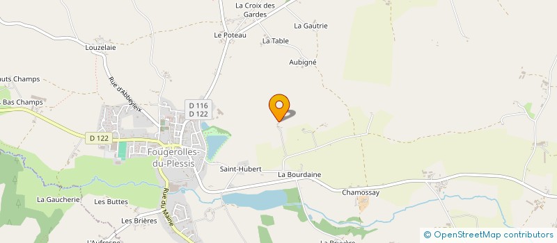 localisation de l'entreprise FOUQUES à FOUGEROLLES-DU-PLESSIS