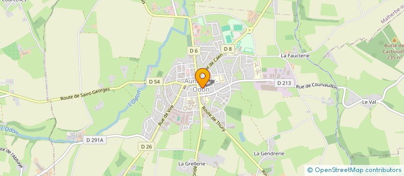 localisation de l'entreprise FOUQUES-CARIOU  LES MONTS D'AUNAY