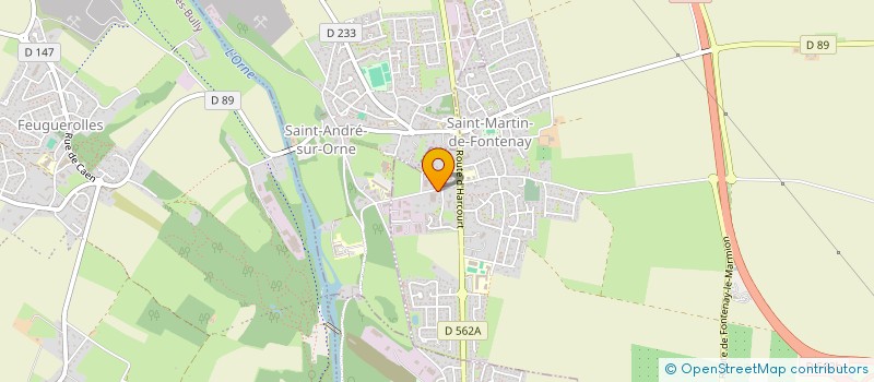 localisation de l'entreprise FOUQUES MATERIAUX à SAINT-MARTIN-DE-FONTENAY