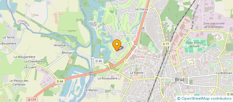 localisation de l'entreprise FOUQUET  BRUZ