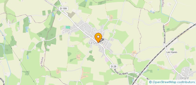 localisation de l'entreprise FOUQUET  LA QUINTE