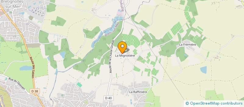 localisation de l'entreprise FOUQUET ANTHONY à BREM-SUR-MER