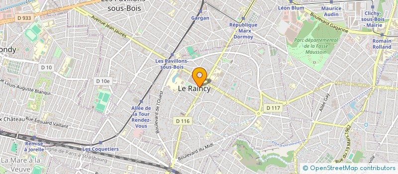 localisation de l'entreprise FOUQUET CONSEILS ENVIRONNEMENT à LE RAINCY