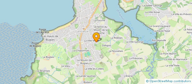 localisation de l'entreprise FOUQUET LAINE  LANCIEUX