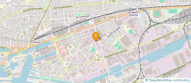 localisation de l'entreprise FOUQUET MACONNERIE à LE HAVRE