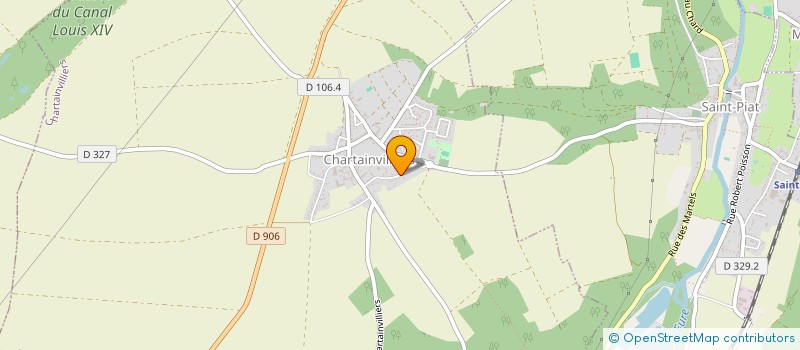 localisation de l'entreprise FOUQUET THOMAS à CHARTAINVILLIERS