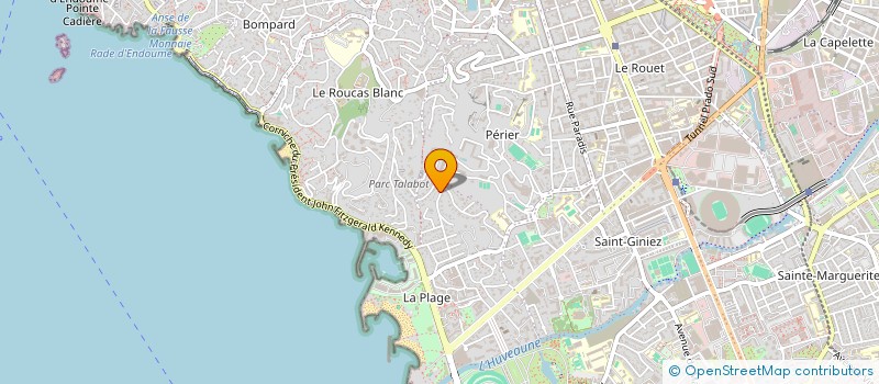 localisation de l'entreprise FOUQUIERE LES TOURELLES 1 à MARSEILLE