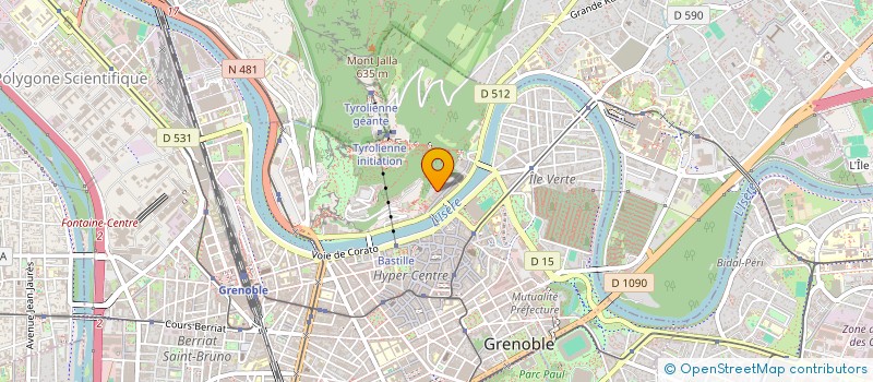 localisation de l'entreprise FOUR 4 à GRENOBLE