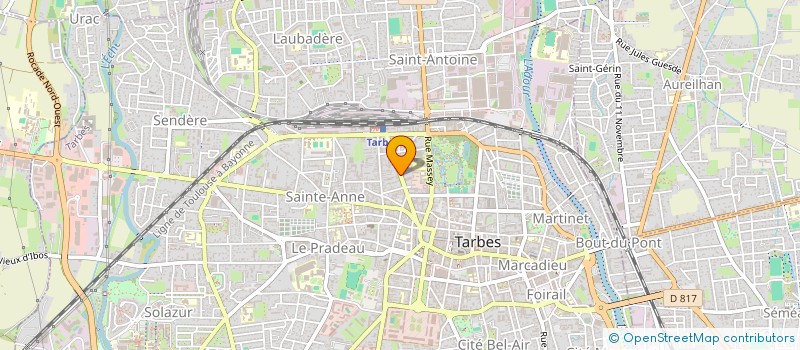 localisation de l'entreprise FOUR B  TARBES
