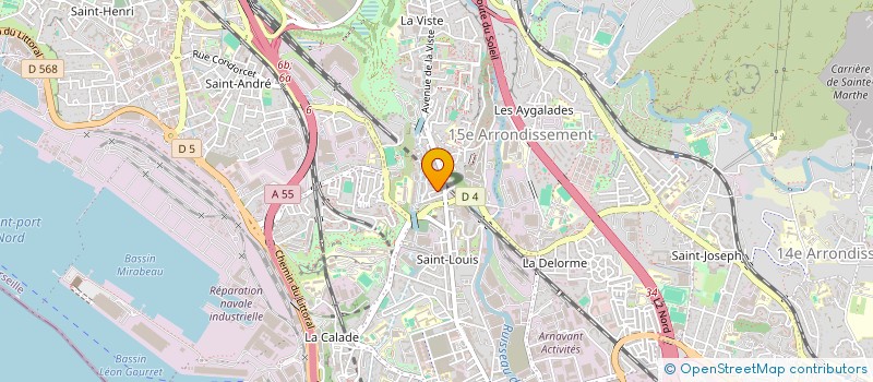 localisation de l'entreprise FOUR CARS à MARSEILLE 15EME
