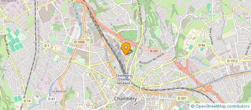 localisation de l'entreprise FOUR ET CLEMENT à CHAMBERY