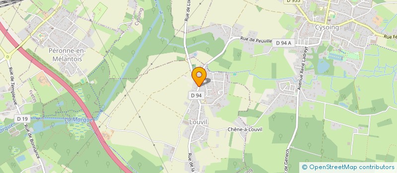 localisation de l'entreprise FOUR EVEN  LOUVIL