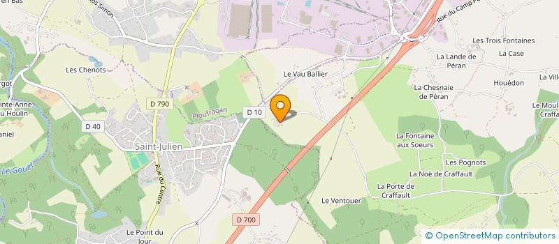 localisation de l'entreprise FOUR GOLDS E-SPORT  PLEDRAN