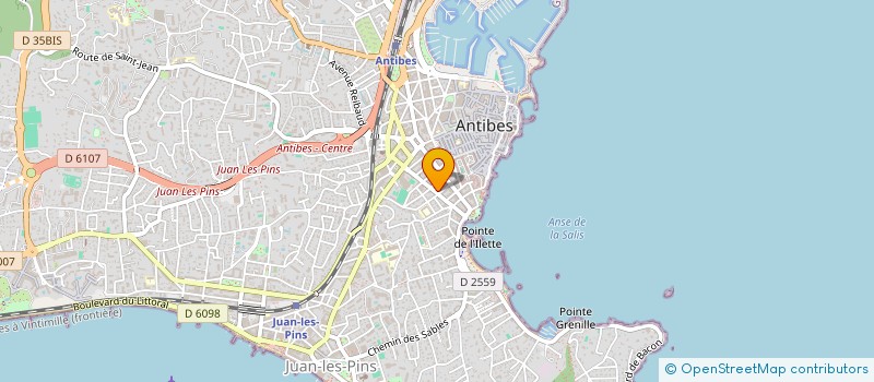 localisation de l'entreprise FOUR IMPORT à ANTIBES