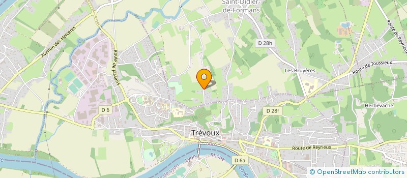 localisation de l'entreprise FOUR L  SAINT-DIDIER-DE-FORMANS