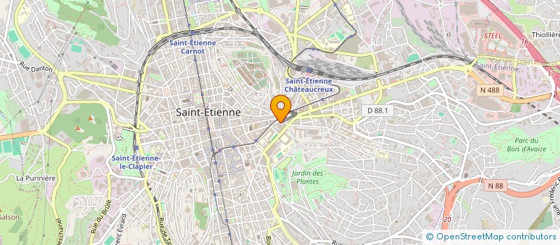 localisation de l'entreprise FOUR NERON à SAINT-ETIENNE