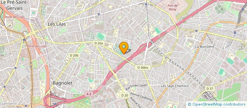 localisation de l'entreprise FOUR STEP à MONTREUIL