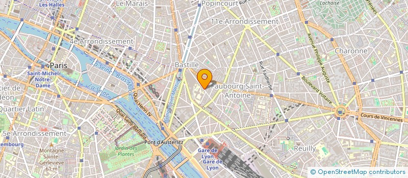 localisation de l'entreprise FOUR T'S  PARIS