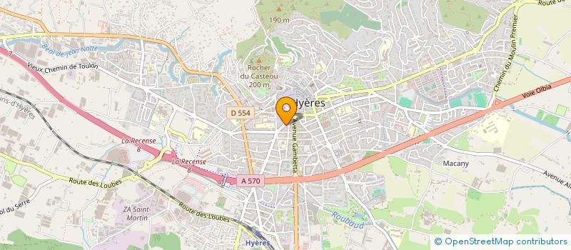 localisation de l'entreprise FOUR TRICKS  HYERES