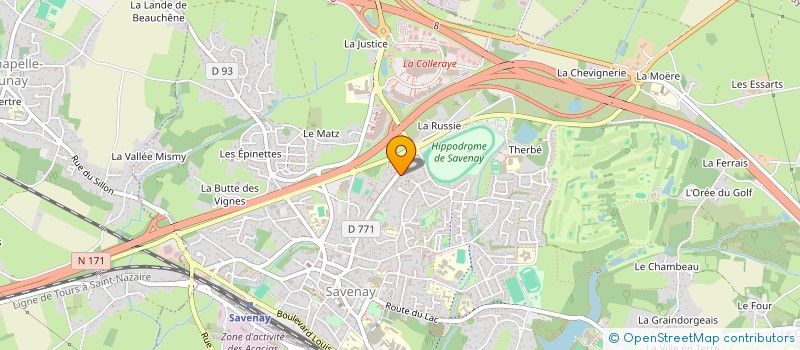 localisation de l'entreprise FOURAGE 4  SAVENAY