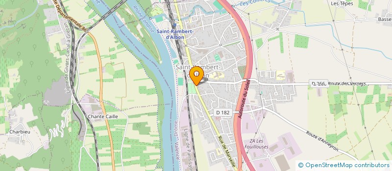 localisation de l'entreprise FOURANY  SARRAS