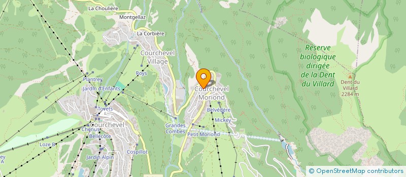 localisation de l'entreprise FOURBRY  COURCHEVEL