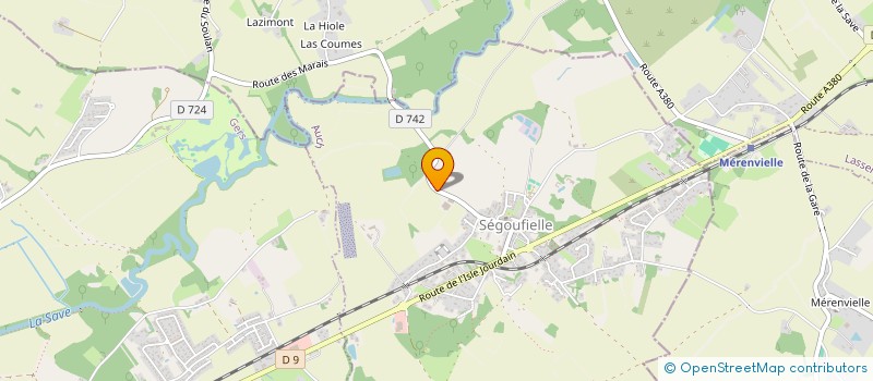 localisation de l'entreprise FOURCADE  SEGOUFIELLE