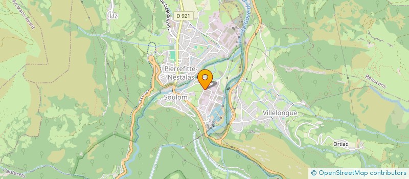 localisation de l'entreprise FOURCADE CONSTRUCTION BOIS  SOULOM